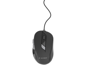 Ratón; negro; USB A; óptica,alámbricos; Botón de cambio de DPI