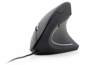 Ratón Con Cable Y Sensor Óptico Gembird Mus-ergo-01 3200 Dpi Negro