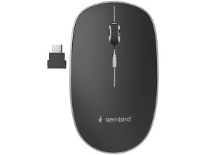 Ratón Gembird Musw-4bsc-01 Negro 1600 Dpi