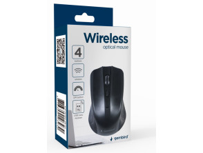 Gembird - Ratón Óptico Inalámbrico Gembird Negro Gb72400