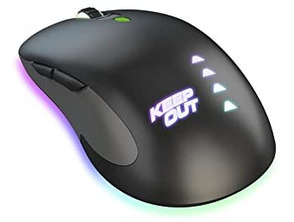 Ratón Óptico Keep Out X9CH Gaming Negro