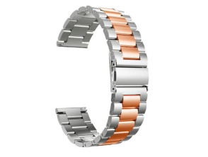Añadir a la cesta Correa Universal Metal Eslabones Dual 20mm para Smartwatch Xiaomi/Amazfit/Samsung/Huawei/Realme/Ticwatch - Rosa Correa Universal Metal Eslabones Dual 20mm para Smartwatch Xiaomi/Amazfit/Samsung/Huawei/Realme/Ticwatch - Rosa