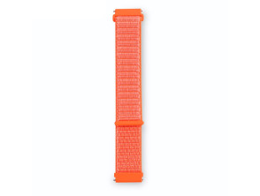 Correa Universal de Nailon 20mm para Smartwatch Xiaomi/Amazfit/Samsung/Huawei/Realme/Ticwatch - CROCOCASE - Naranja