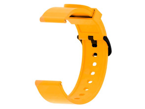 Correa Universal Silicona Gum 20mm para Smartwatch Xiaomi/Amazfit/Samsung/Huawei/Realme/Ticwatch - CROCOCASE - Naranja