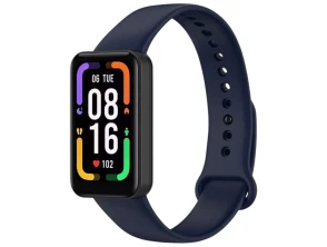 Recambio Correa Xiaomi Redmi Band Pro Azul Oscuro de Silicona - Marca CROCOCASE