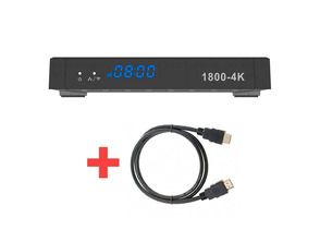 Receptor satélite Viark HD SAT H265 Regalo Cable HDMI - Electrowifi