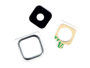 Reparación Cubierta Cámara Trasera + Lente Plástico Samsung Galaxy S5 Mini Plata