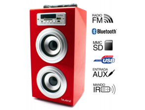Reproductor JoyBox Bluetooth Rojo Biwond
