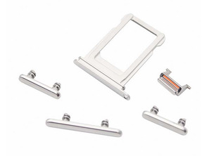 Añadir a la cesta Repuesto Bandeja SIM + Botones Laterales - iPhone X Blanco Repuesto Bandeja SIM + Botones Laterales - iPhone X Blanco