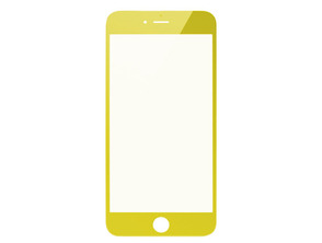 Repuesto Cristal Frontal iPhone 6/6S Amarillo