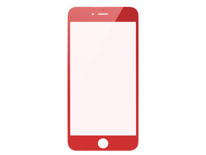 Repuesto Cristal Frontal iPhone 6/6S Rojo