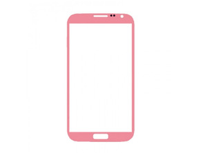Repuesto cristal frontal Samsung Galaxy Note 2 Rosa