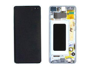Repuesto Pantalla Completa con Marco Samsung Galaxy S10 Plus Blanco