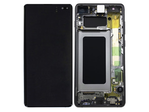 Repuesto Pantalla Completa con Marco Samsung Galaxy S10 Plus Negro