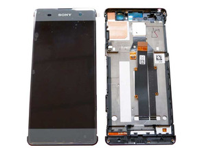 Reparación Pantalla Completa con Marco Sony Xperia XA Negra