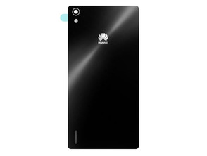 Reparación Tapa de Batería con Adhesivo Huawei P7 Negro