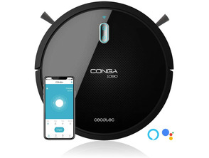 Robot Aspirador Cecotec Conga Serie 1090 Connected Negro