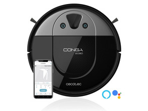 Robot Aspirador Cecotec Conga Serie 2090 Vision Negro (Barre/Aspira/Mopa/Friega)