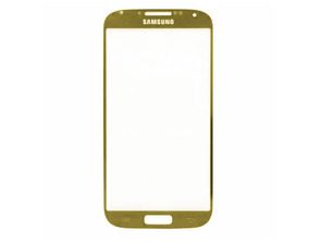 Repuesto cristal delantero Samsung Galaxy S4 i9500/9505 Amarillo