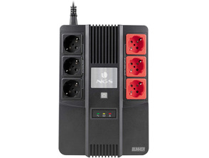 Añadir a la cesta SAI NGS Fortress Bunker 3+3xSchuko 600VA SAI NGS Fortress Bunker 3+3xSchuko 600VA