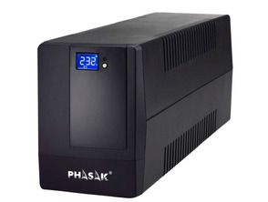 SAI Phasak 650VA LCD Interactivo 2 Salidas