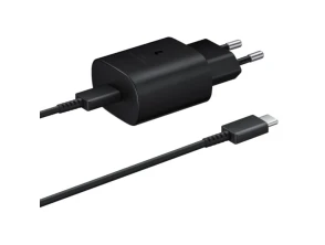 Añadir a la cesta Cargador de Pared Samsung EP-TA800 25W USB Tipo-C Negro con Cable USB-C Cargador de Pared Samsung EP-TA800 25W USB Tipo-C Negro con Cable USB-C