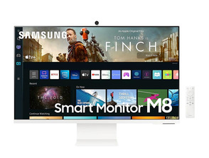 Samsung Smart Monitor M8 S32BM801UU 32" 4K / Smart TV/ Multimedia / Blanco