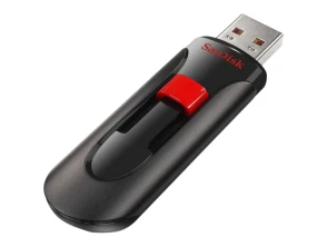 SanDisk Cruzer Glide USB 2.0 128GB Negro/Rojo