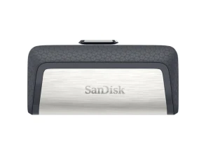 Tarjeta SanDisk Ultra Dual USB-C/USB 3.2 128 GB - Negro/Plata