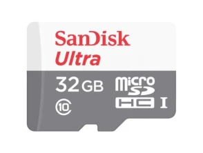 SanDisk MicroSD 32GB Ultra UHS-I + Adaptador Clase 10