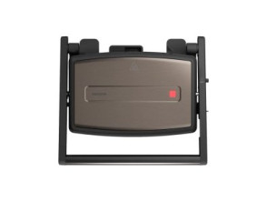 SANDWICHERA GRILL AIWA ASM-1500G 1500W PLACAS CON RECUBRIMIENTO ANTIADHERENTE COLOR PLATA 180º