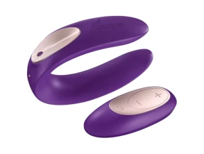 Satisfyer Partner Plus Remote Violeta - Vibrador Doble Estimulación