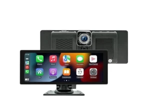 Pantalla Táctil Universal de 10.26 Pulgadas con Dash Cam Integrada Negro SD9302