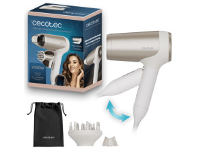 Añadir a la cesta Secador de pelo DC Cecotec IoniCare Power&Go; Heaven Champagne - Blanco Secador de pelo DC Cecotec IoniCare Power&Go; Heaven Champagne - Blanco