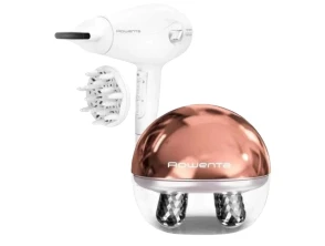 Añadir a la cesta Secador de Pelo + Masajeador Facial Rowenta CV6602ES 2400W Blanco Secador de Pelo + Masajeador Facial Rowenta CV6602ES 2400W Blanco