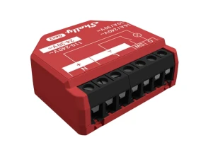 Relé Inteligente WiFi Shelly 1PM Gen3 Rojo