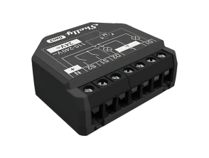 Relé Inteligente WiFi Shelly 2PM Gen3 Negro