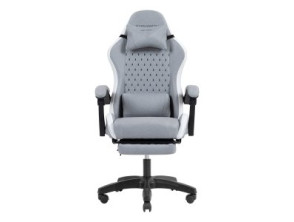 Añadir a la cesta Silla Gamer MARS Gaming Blanca y Plata Diseño Textil Reclinable Reposapiés Extensible Silla Gamer MARS Gaming Blanca y Plata Diseño Textil Reclinable Reposapiés Extensible
