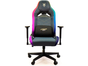 Silla Gaming LED Woxter Stinger Station Lite (Dorada y Plata)