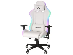 Silla Gaming PowerGaming Lilith RGB Blanco - Comodidad y Estilo para Jugadores