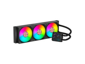 Sistema de Refrigeración Líquida ABYSM Oceanic Tide 360 Black ARGB Triple Fan Intel AMD