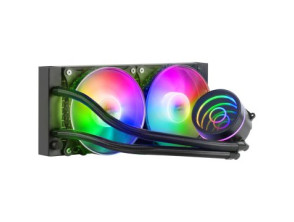 Sistema de Refrigeración Líquida Mars Gaming ML-ONE240 Black - 2x (12x12) - Iluminación FRGB - TPD 400W PA