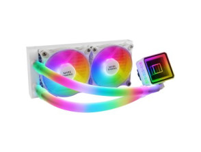 Sistema de Refrigeración Líquida Mars Gaming ML-ULTRA240 White 2x12cm con Iluminación ARGB