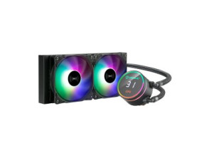 Añadir a la cesta Sistema de Refrigeración Líquida Unyka Aquastorm 240 - 2x120mm 1800RPM ARGB Pantalla Iluminación Sistema de Refrigeración Líquida Unyka Aquastorm 240 - 2x120mm 1800RPM ARGB Pantalla Iluminación
