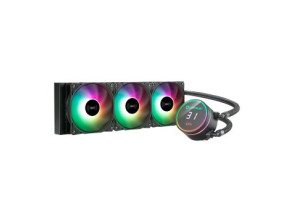 Sistema de Refrigeración Líquida UNYKA UK353101 Aquastorm 360 Negro Ventiladores 120mm ARGB