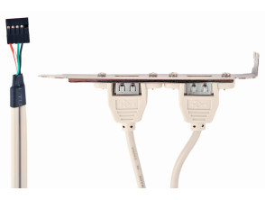 Añadir a la cesta Gembird Slot Bracket 2 Puertos Usb 2.0 Gembird Slot Bracket 2 Puertos Usb 2.0