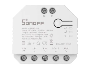 Sonoff Dual R3 Lite Blanco - Switch inteligente Wi-Fi