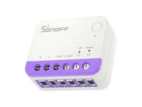 Sonoff MINI-RBS Interruptor Persianas Pack 2 WiFi Blanco Compatible con Alexa, Google y Apple Home en Blanco