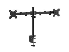 SOPORTE DE MESA PARA 2 PANTALLAS 10-27" BRAZOS CON 2 CODOS APPROX APPSMD02