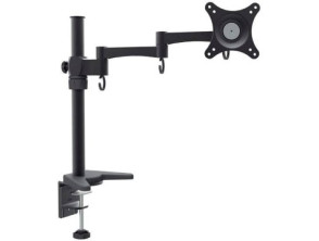 SOPORTE DE MESA PARA PANTALLA 10" - 27" CON BRAZO DE 2 CODOS Y SOPORTE ORIENTABLE - APPROX APPSMS01